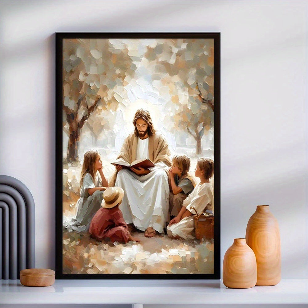 [30x40] Paint By Number Painting By Numbers Kit DIY Lukisan Religi Yesus Alkitab
