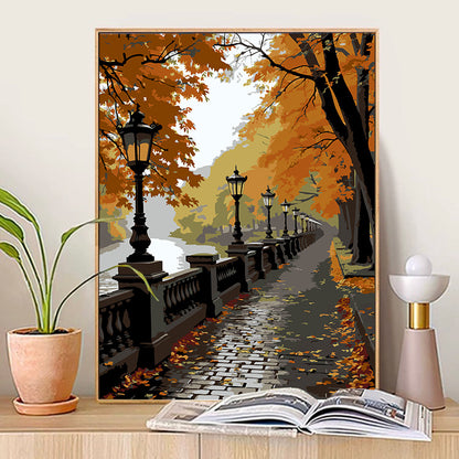 [30x40] Paint By Number Painting By Numbers Kit DIY Digital Oil Lukisan Canvas Scenery 4
