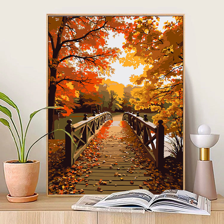 [30x40] Paint By Number Painting By Numbers Kit DIY Digital Oil Lukisan Canvas Scenery 4