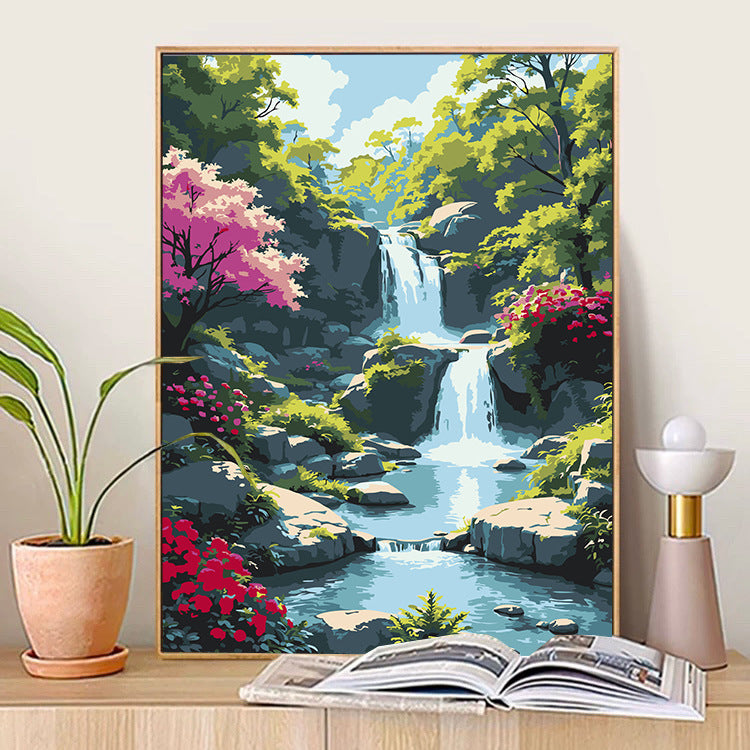 [30x40] Paint By Number Painting By Numbers Kit DIY Digital Oil Lukisan Canvas Scenery 4