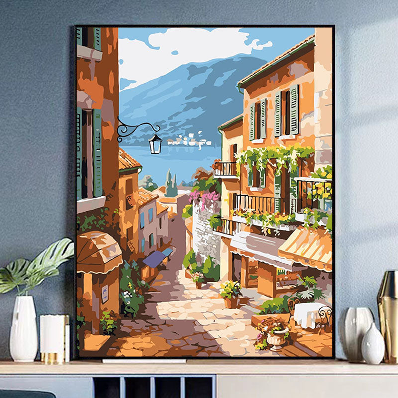 [30x40] Paint By Number Painting By Numbers Kit DIY Digital Oil Lukisan Canvas Scenery
