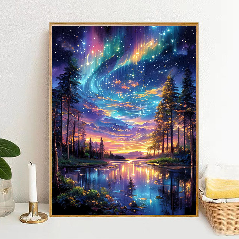 [30x40] Paint By Number Painting By Numbers Kit DIY Digital Oil Lukisan Canvas Scenery 5