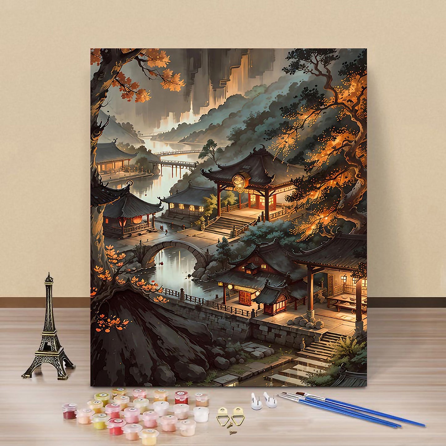 [30x40] Paint By Number Painting By Numbers Kit DIY Digital Oil Lukisan Canvas Scenery 5