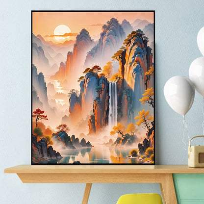 [30x40] Paint By Number Painting By Numbers Kit DIY Digital Oil Lukisan Canvas Scenery 5