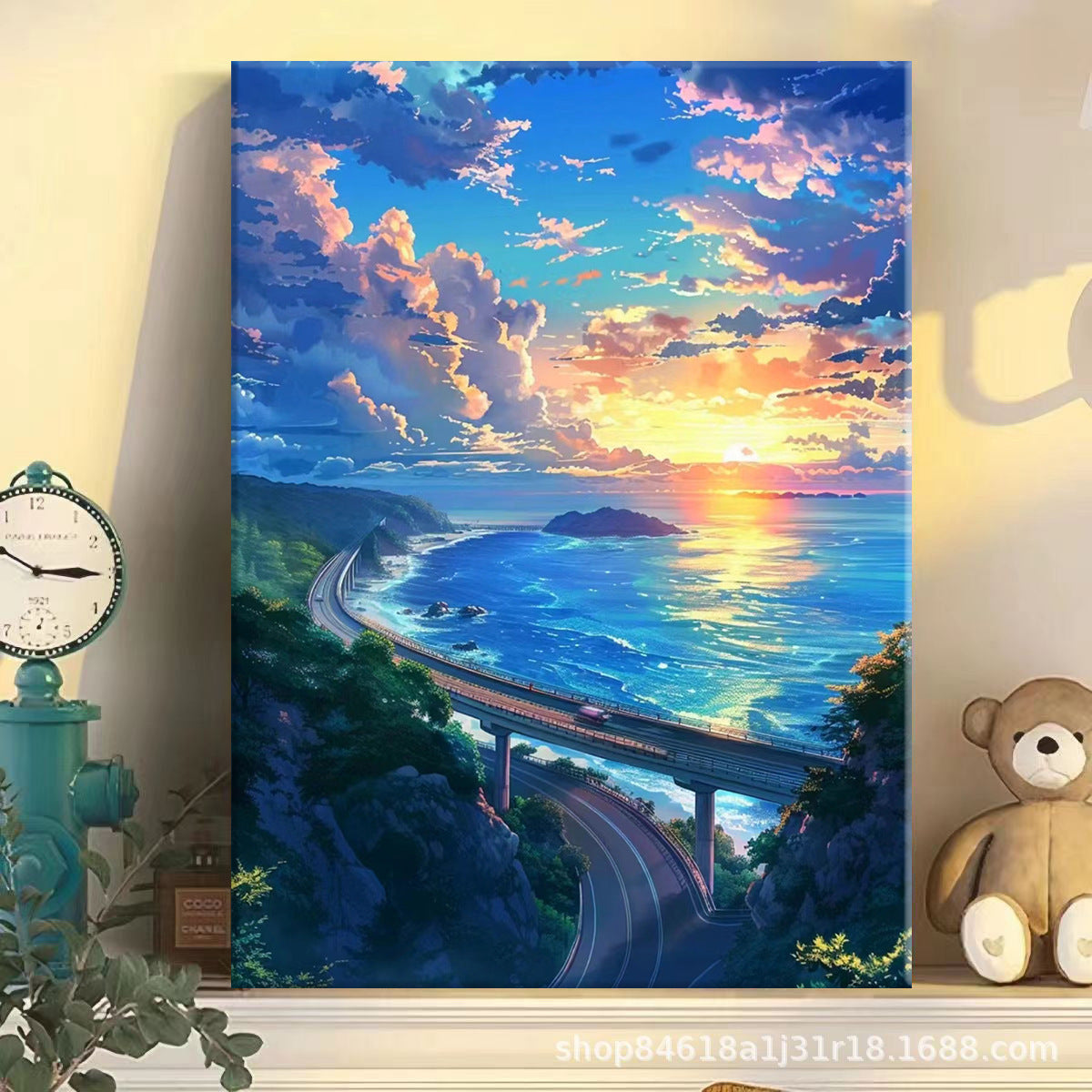 [30x40] Paint By Number Painting By Numbers Kit DIY Digital Oil Lukisan Canvas Scenery 5