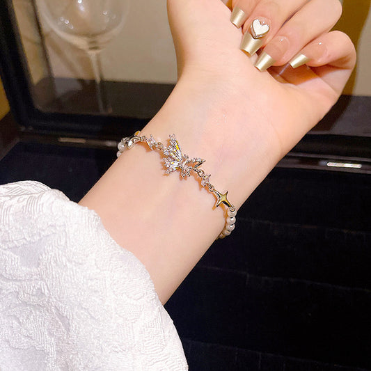 Bracelet Exquisite Zircon Butterfly HXBS0441