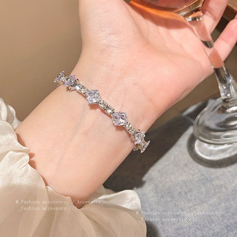 Bracelet Exquisite Super Shiny Zircon HXBS0533