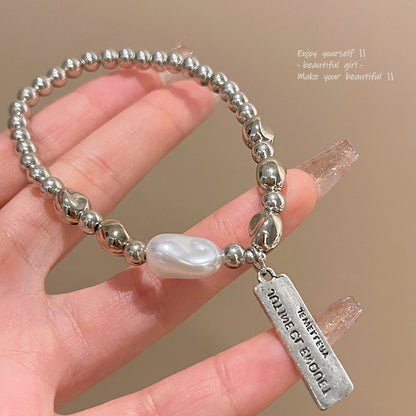 Bracelet Niche Simple Temperament Broken Silver HXBS0534