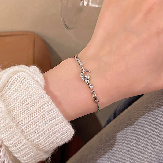 Bracelet Niche High End Star Moon Zircon HXBS0548