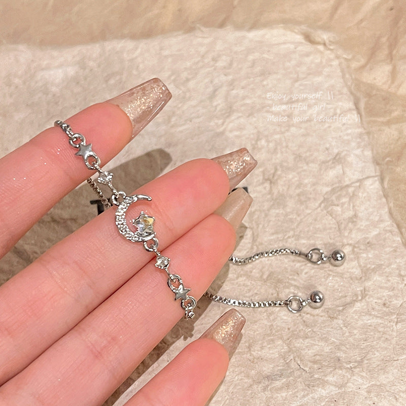 Bracelet Niche High End Star Moon Zircon HXBS0548