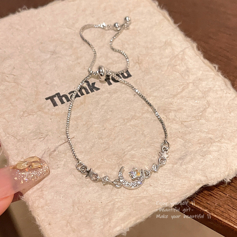 Bracelet Niche High End Star Moon Zircon HXBS0548