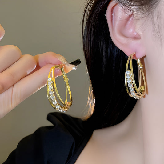 Earring Hoop Exaggerated Geometric HXEA1108