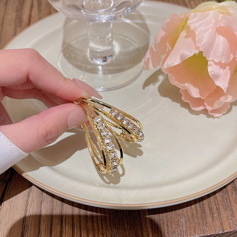 Earring Hoop Exaggerated Geometric HXEA1108
