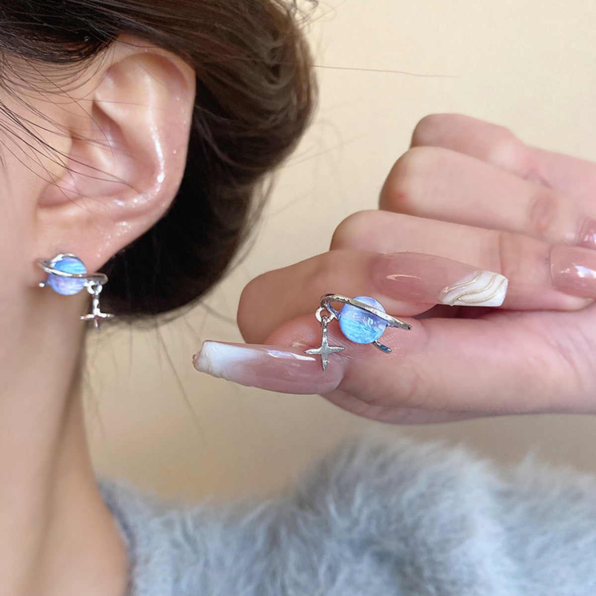 Earring Stud Dream Planet HXEA1417