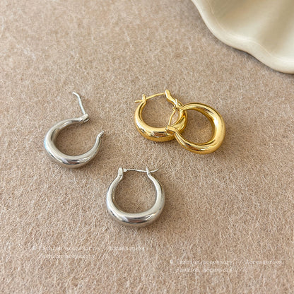 Earring Huggie Exaggerated Geometric HXEA1430