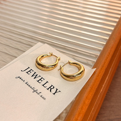 Earring Huggie Exaggerated Geometric HXEA1430