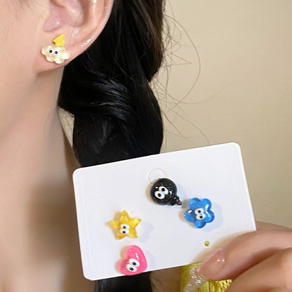 Earring Stud Dopamine Candy Color Funny Cute Small HXEA1605