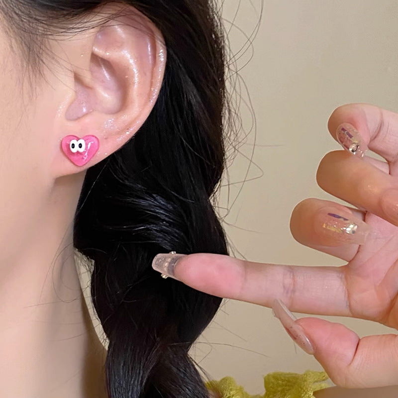 Earring Stud Dopamine Candy Color Funny Cute Small HXEA1605