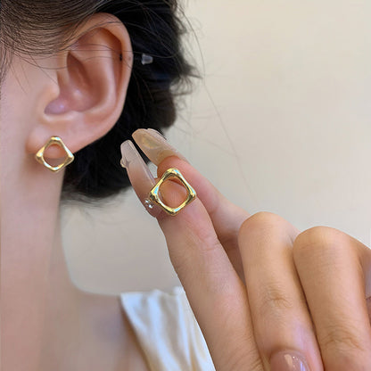 Earring Stud Temperament Simple Geometric HXEA1888