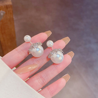 Earring Stud Large Pearl HXEE4805