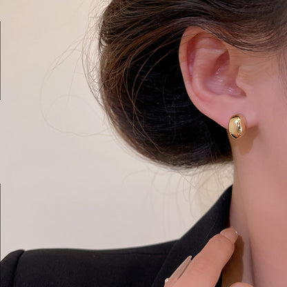 Earring Stud Simple Temperament Beanie HXEE5655