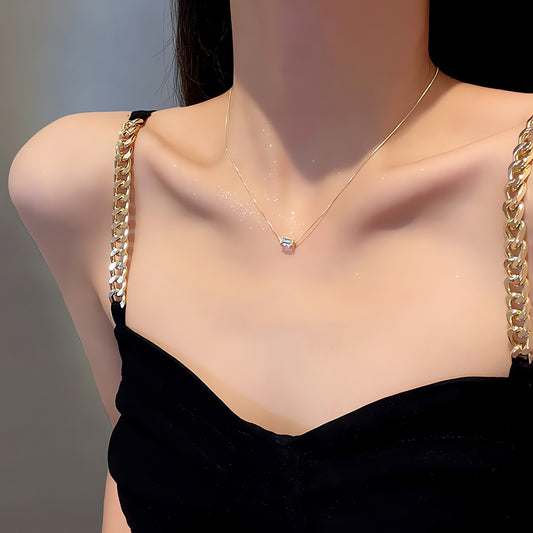Necklace Crystal Small Pendant HXNX0570