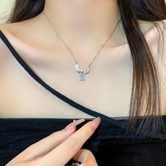 Necklace Niche Moonstone Angel Wings HXNX1070