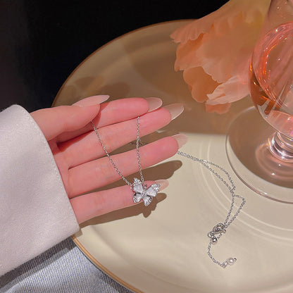 Necklace Mother of Pearl Butterfly HXNX1071