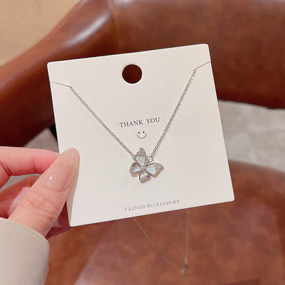 Necklace Mother of Pearl Butterfly HXNX1071