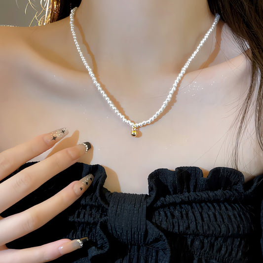 Necklace Millet Beads Pearl HXNX1149