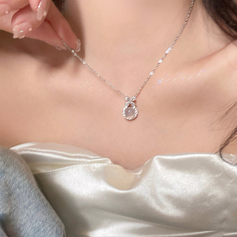 Necklace Luxury Niche Exquisite Zircon HXNX1504