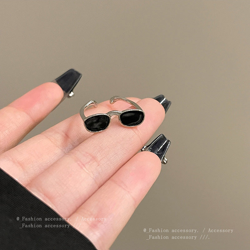 Ring Hip Hop Funny Design Sunglasses HXRJ0916