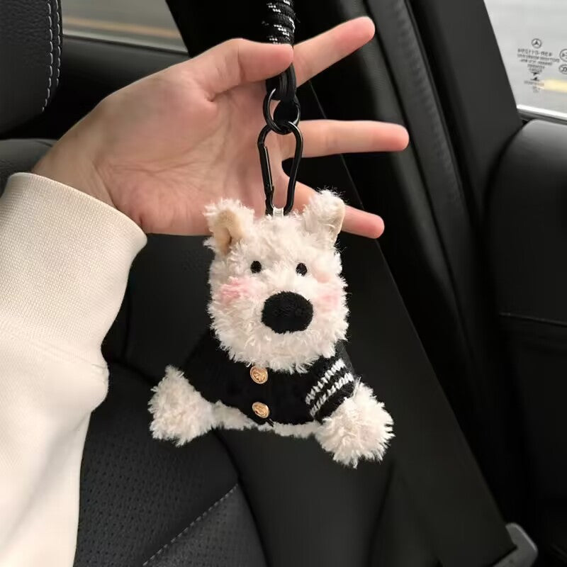 Gantungan Kunci Boneka Beruang Baju Sweater Bear Dog Plush Doll Keychain Premium KCA61252