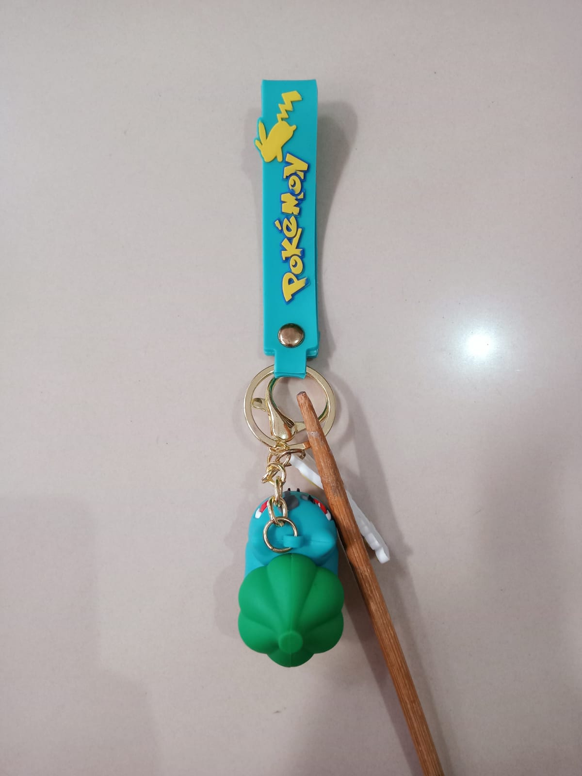 Gantungan Kunci Desain Kartun Anime 3D Pokemon DBZ One Piece Minecraft Etc