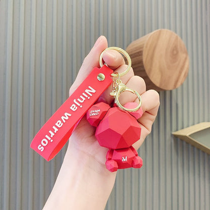 Gantungan Kunci Desain Kartun Lucu 3D Miki Mini Lotso Stitch Superhero Etc