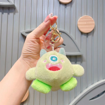 Gantungan Kunci Tas Boneka Karakter Monster Alien Lucu Ganci Keychain