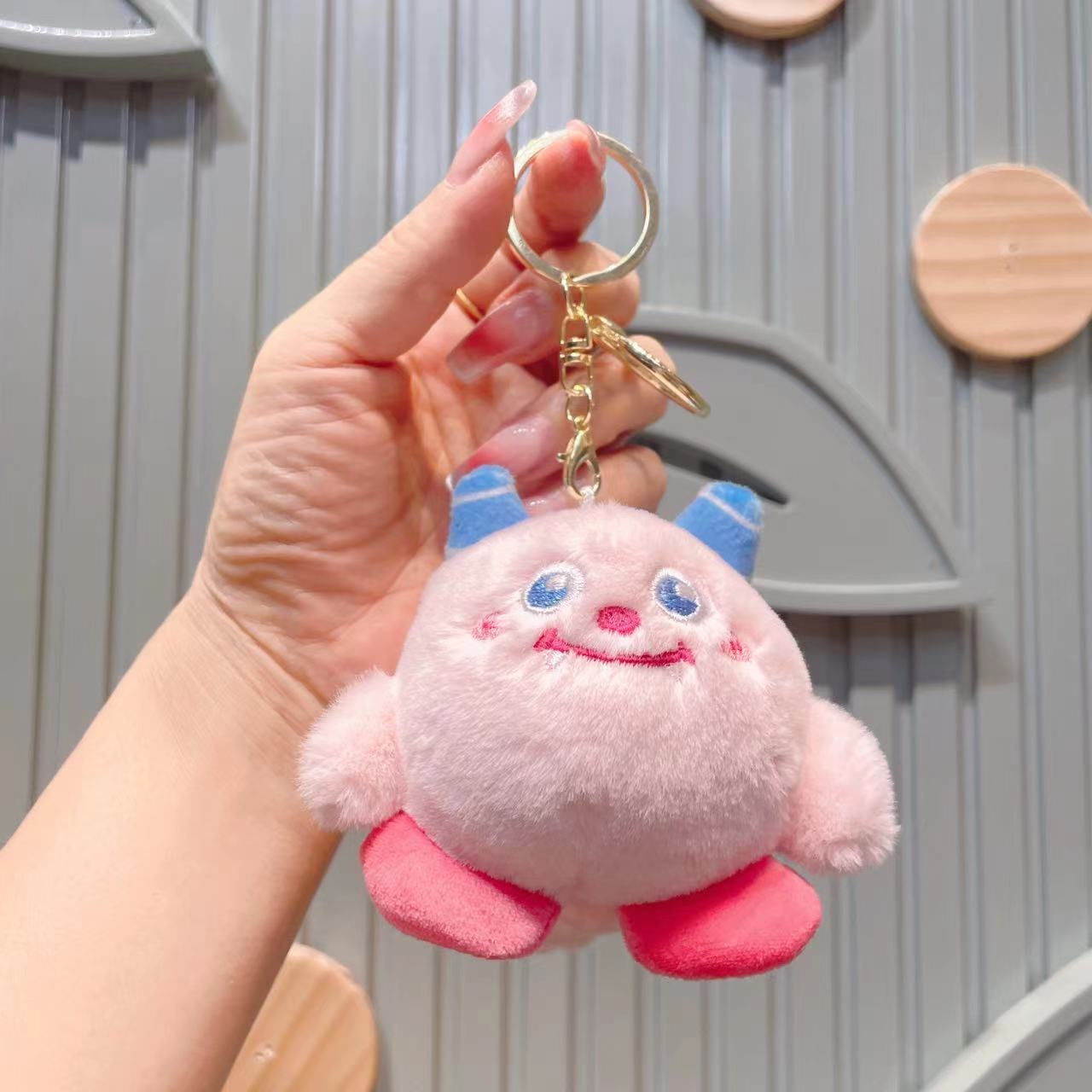 Gantungan Kunci Tas Boneka Karakter Monster Alien Lucu Ganci Keychain