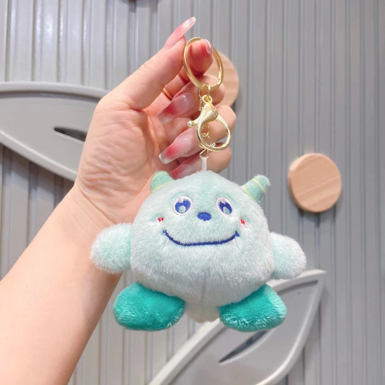 Gantungan Kunci Tas Boneka Karakter Monster Alien Lucu Ganci Keychain