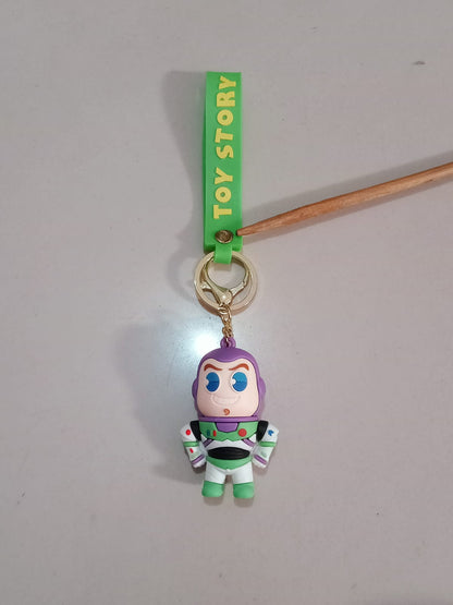 Gantungan Kunci Desain Kartun Lucu 3D Miki Mini Lotso Stitch Superhero Etc