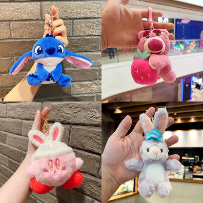 Gantungan Kunci Tas Boneka Karakter Stitch Lotso Stella Kabi Gemas Lucu Ganci Keychain