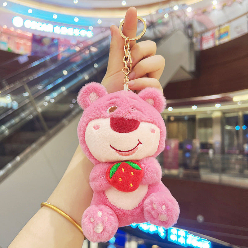 Gantungan Kunci Tas Boneka Karakter Stitch Lotso Stella Kabi Gemas Lucu Ganci Keychain