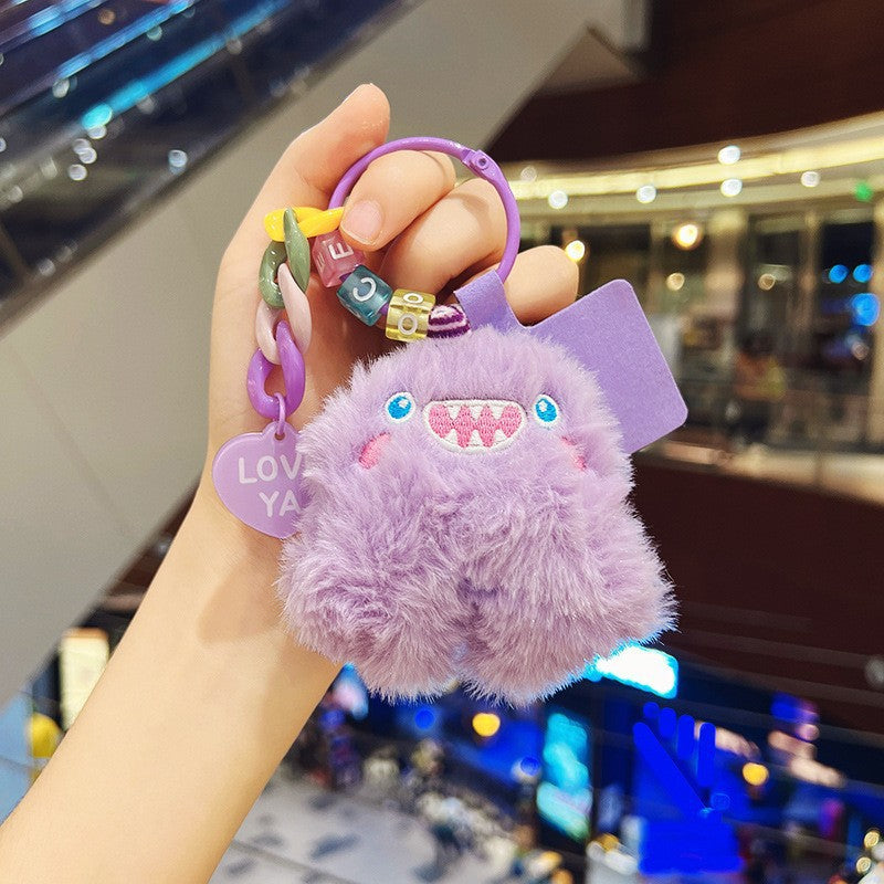 Gantungan Kunci Tas Boneka Karakter Monster Alien Lucu Ganci Keychain