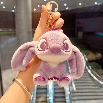 Gantungan Kunci Tas Boneka Karakter Stitch Lotso Stella Kabi Gemas Lucu Ganci Keychain