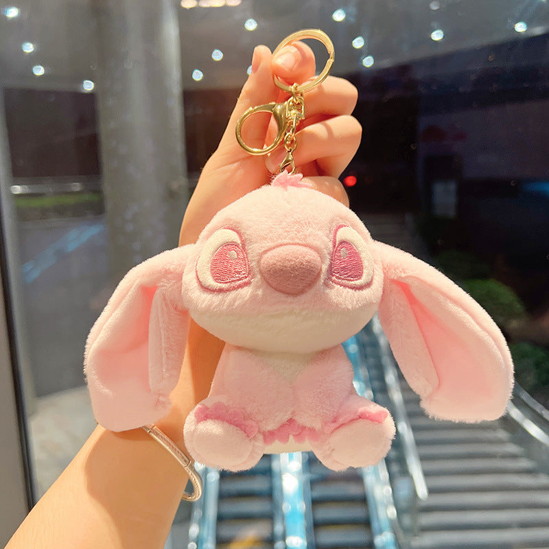 Gantungan Kunci Tas Boneka Karakter Stitch Lotso Stella Kabi Gemas Lucu Ganci Keychain