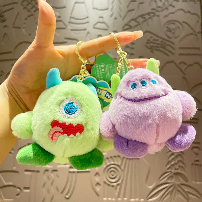 Gantungan Kunci Tas Boneka Karakter Monster Alien Lucu Ganci Keychain