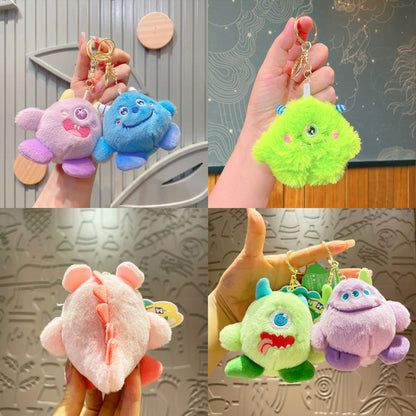 Gantungan Kunci Tas Boneka Karakter Monster Alien Lucu Ganci Keychain