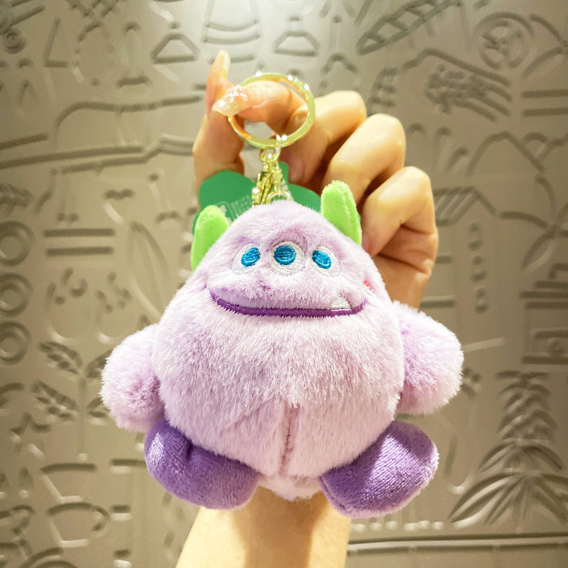 Gantungan Kunci Tas Boneka Karakter Monster Alien Lucu Ganci Keychain