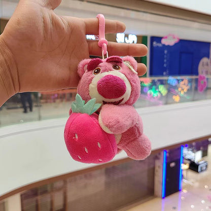 Gantungan Kunci Tas Boneka Karakter Stitch Lotso Stella Kabi Gemas Lucu Ganci Keychain