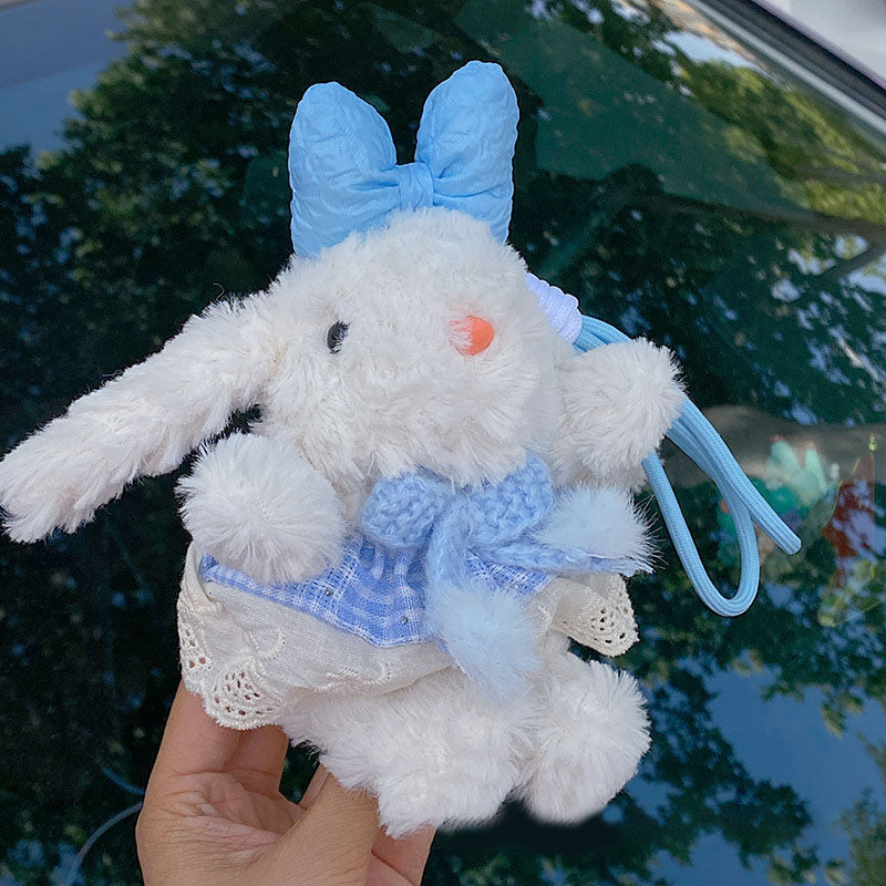 Gantungan Kunci Tas Boneka Karakter Kelinci Plush Doll Keychain Premium Bulu Halus