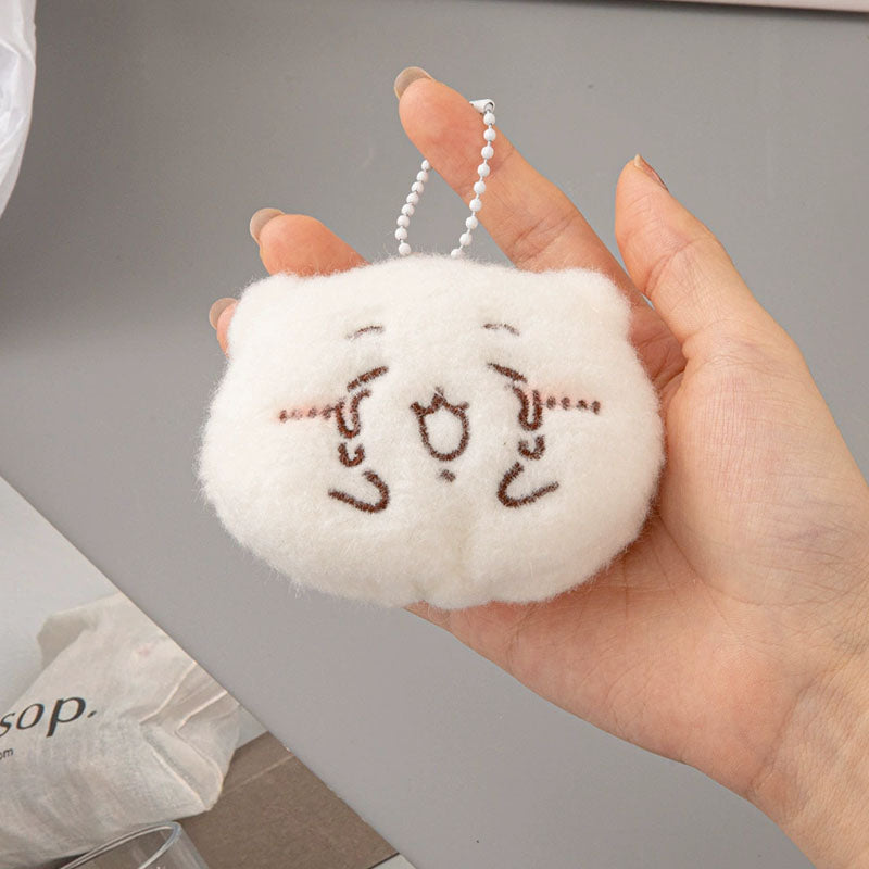 Gantungan Kunci Boneka Squeaky Cute Bear Star Beruang Bintang Pendant Bag Charm Keychain MCE4936